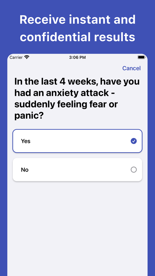 #2. Panic Disorder Test (iOS) 由: Inquiry Health LLC