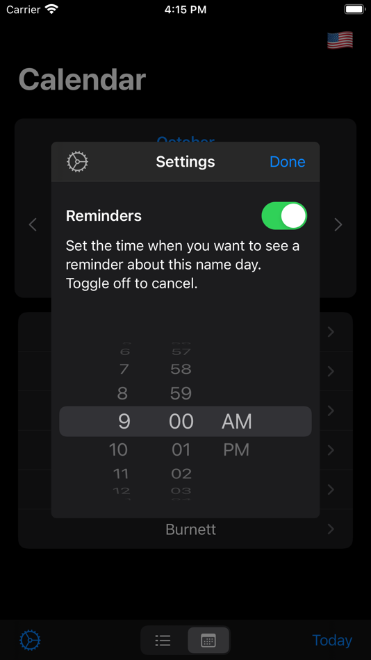 #9. Name-days (iOS) Podle: Bitfield AB