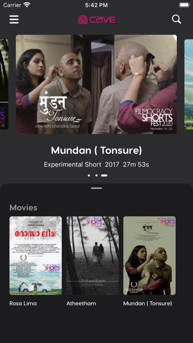 CAVE - Films & Shows Screenshot