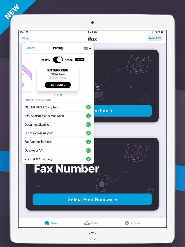 Ifax Fax From Iphone Ad Free Im App Store