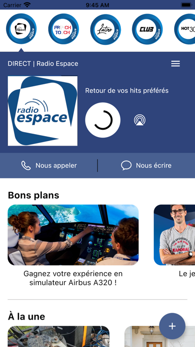 Screenshot #1 pour Radio Espace