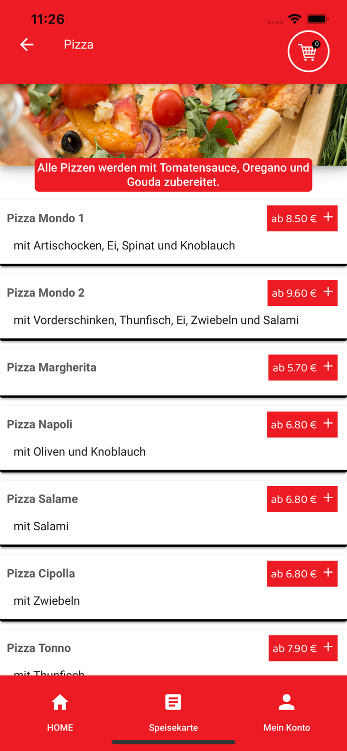 Pizzeria Mondo Jüchen