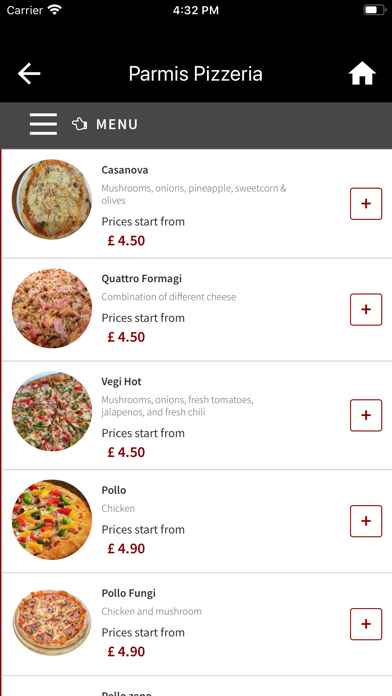 Parmis Pizzeria Leeds Screenshot