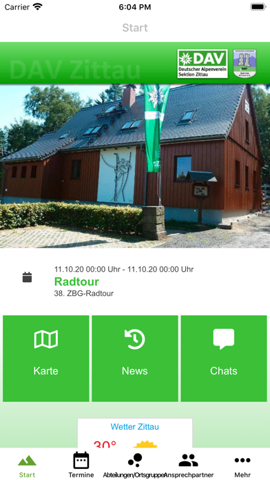 Sektion Zittau des DAV Screenshot
