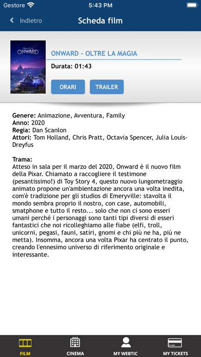 Screenshot #3 pour Webtic DreamLight Cinema