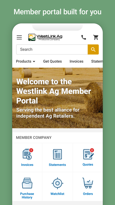 WestLink Ag Products Screenshot
