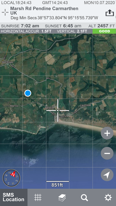 Screenshot #3 pour World GPS coordinates