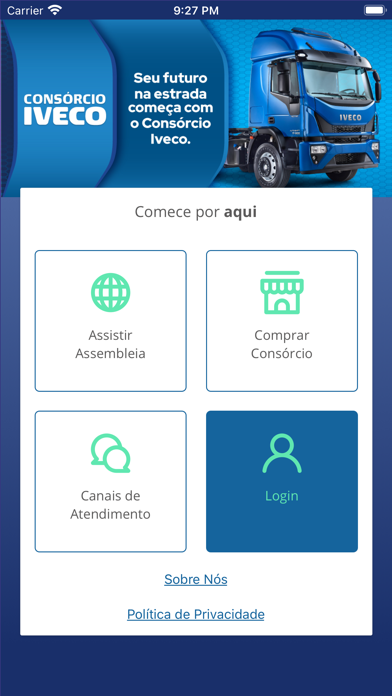 Consórcio Iveco Screenshot