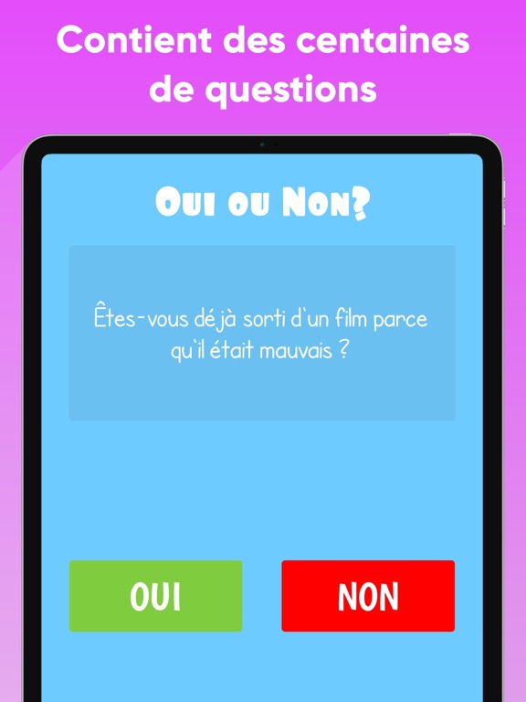 Screenshot #4 pour Oui ou Non? - Jeu de questions
