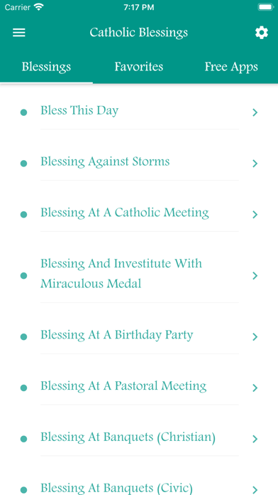 Catholic Blessings Screenshot
