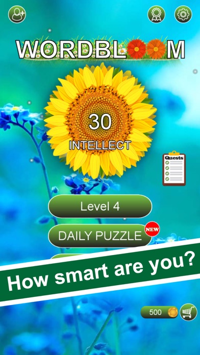 Word Bloom - Brain Challenge Screenshot