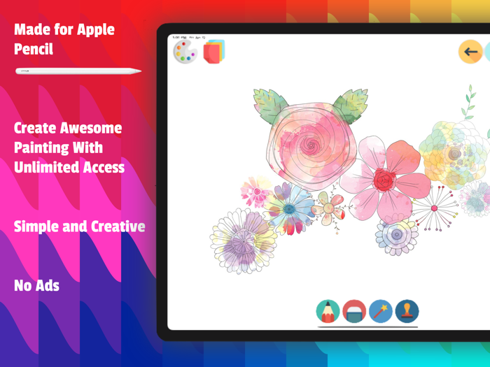 Drawing Pad for Procreate apps