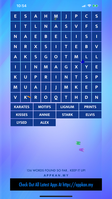 Screenshot #2 pour Tap Tap Word Search