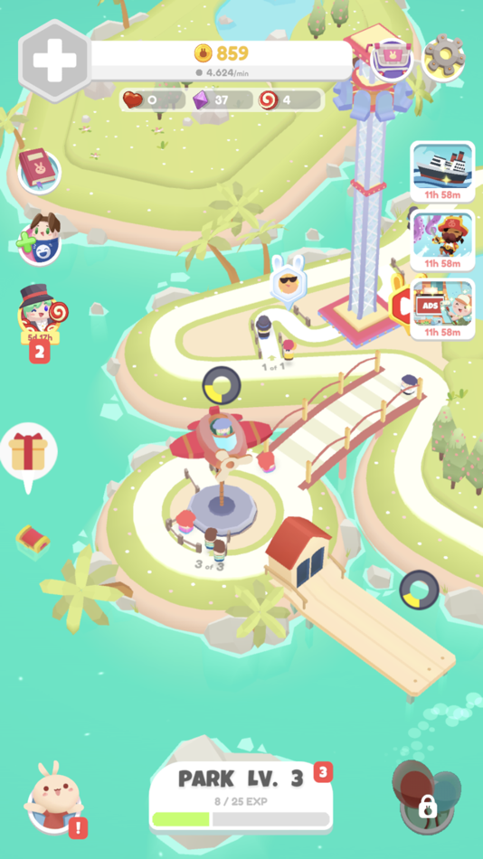 #8. Theme Park Island (iOS) โดย: PIXIO LIMITED