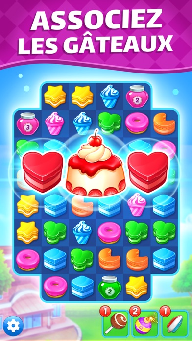 Screenshot #1 pour Cake Blast: Jeux de Match 3
