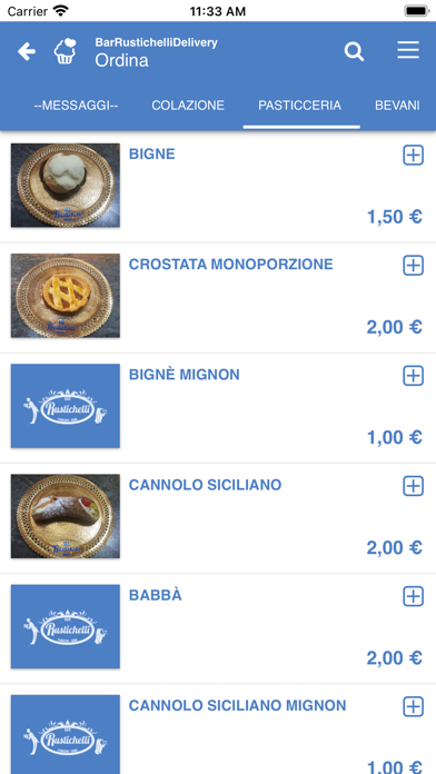 Bar Rustichelli Delivery Screenshot