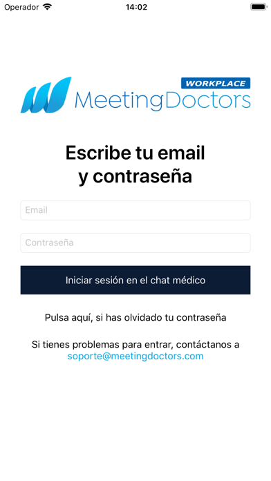 MeetingDoctors Workplace Screenshot