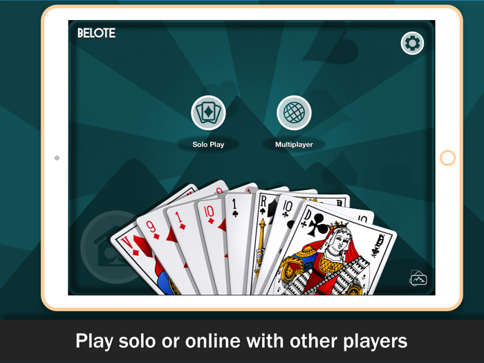 Belote online card game