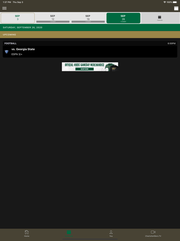 Charlotte 49ers Athletics