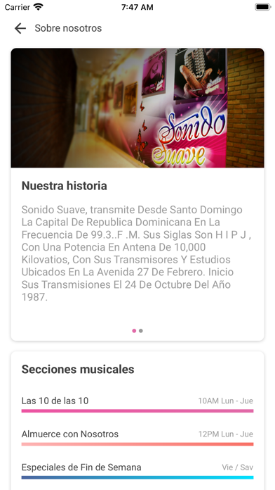 Sonido Suave Screenshot