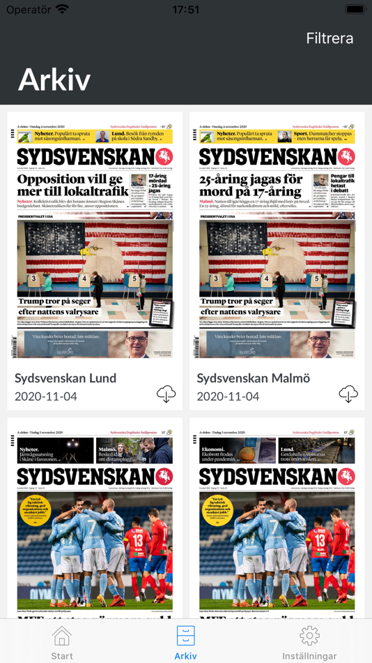 #2. Sydsvenskan E-tidning (iOS) 由: Bonnier News Local AB