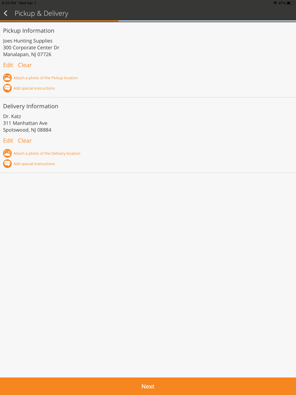 App screenshot