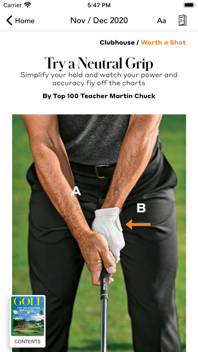 Golf Magazine Screenshot