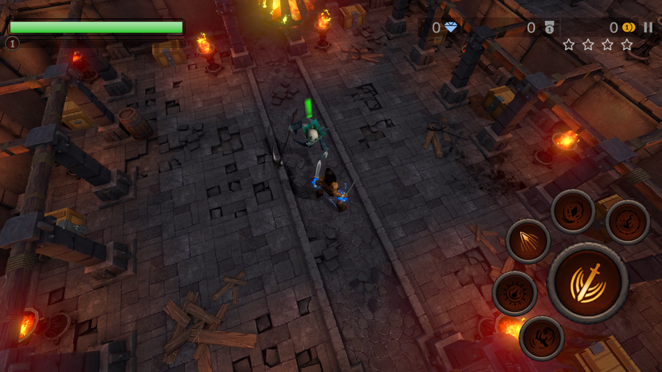 #1. Dungeon Mania RPG (iOS) بواسطة: Usman Musaddiq