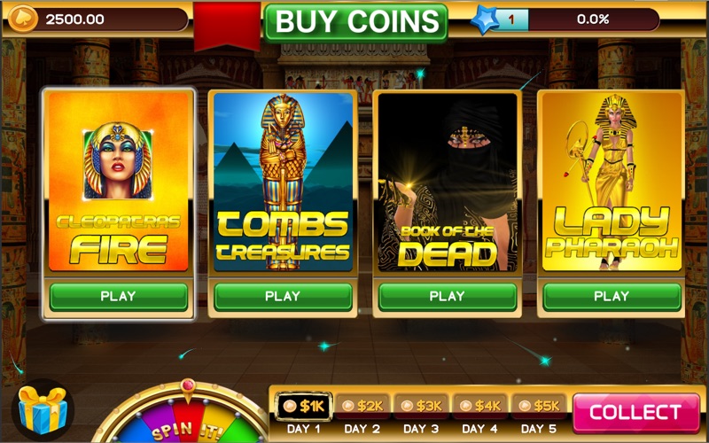 lady pharaoh slots iphone screenshot 4