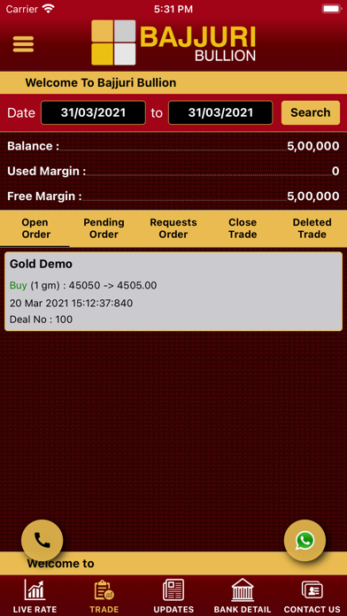 Bajjuri Bullion Screenshot
