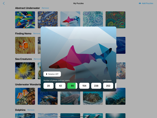 Jigsaw Puzzles Underwater iPad app afbeelding 4