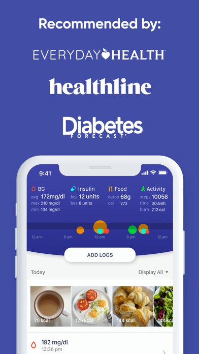 Glucose Buddy+ for Diabetes Screenshot