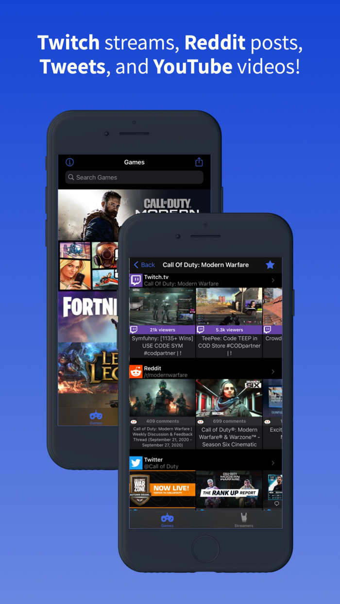 Game Connect - Twitch Streams