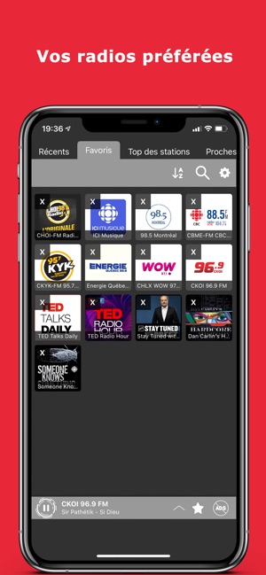 Radios Canada: Radio Player FM dans l'App Store