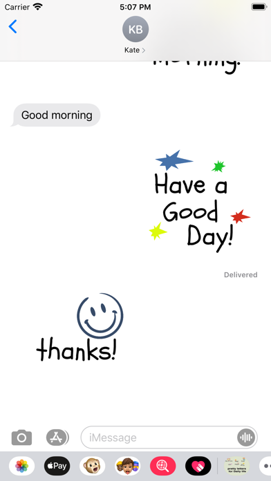 Pretty letters for Daily life Screenshot