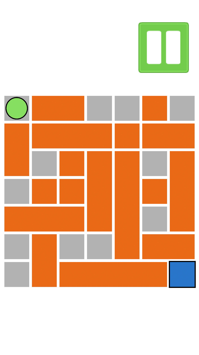 Move the circle  slide puzzle