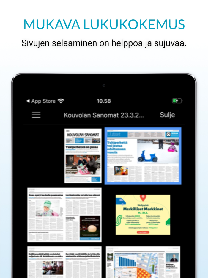 Kouvolan Sanomat päivän lehti