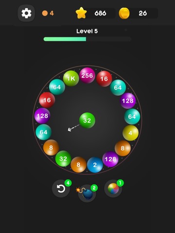 Roll Merge Balls 2048 Puzzleのおすすめ画像3