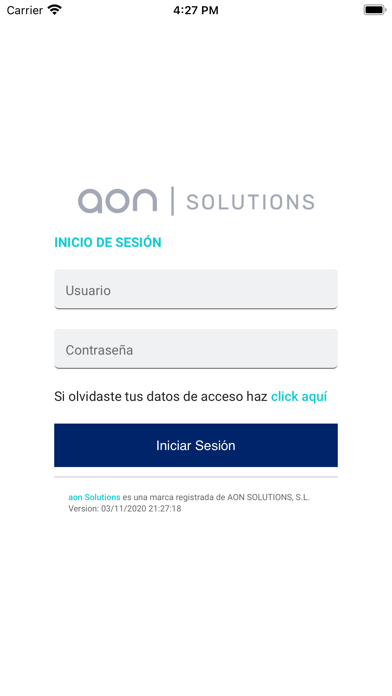 aon Solutions Screenshot