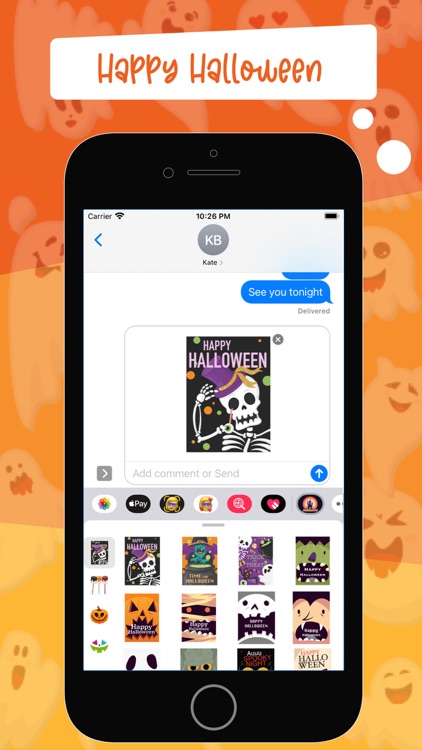 Halloween Sticker Animation