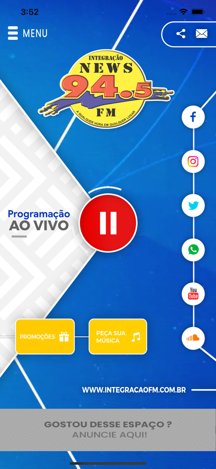 Integração News FM.