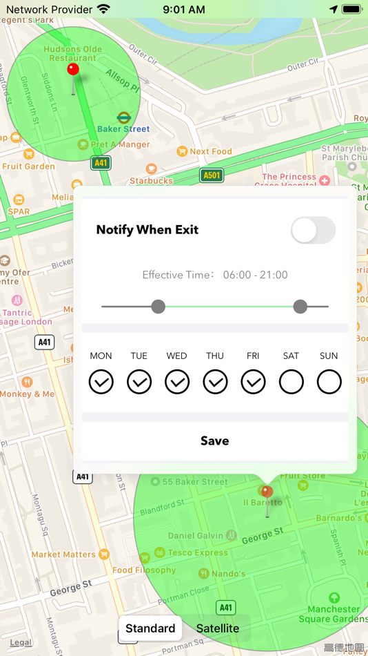 #4. Notify Here - A Location Alarm (iOS) 由: 乃君 黄