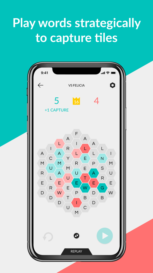 #3. Hexicon - Word Game (iOS) 由: Spiralburst Studio, LLC