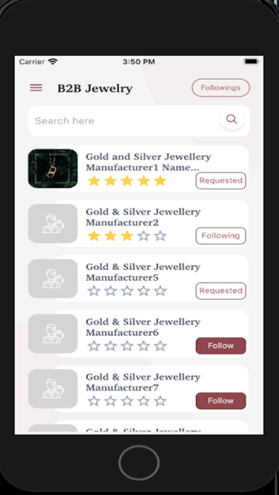 B2BJewellery Screenshot