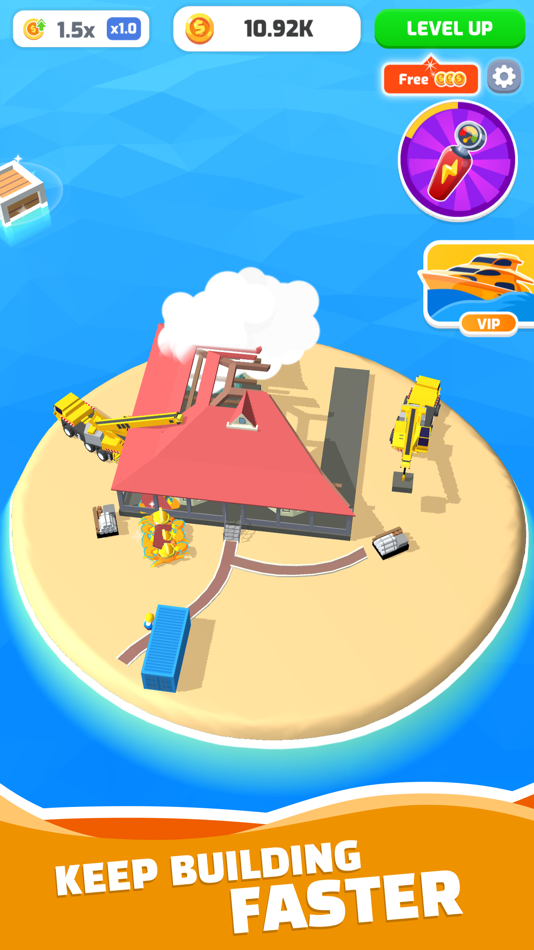 #2. Idle Island Inc (iOS) 由: Green Panda Games
