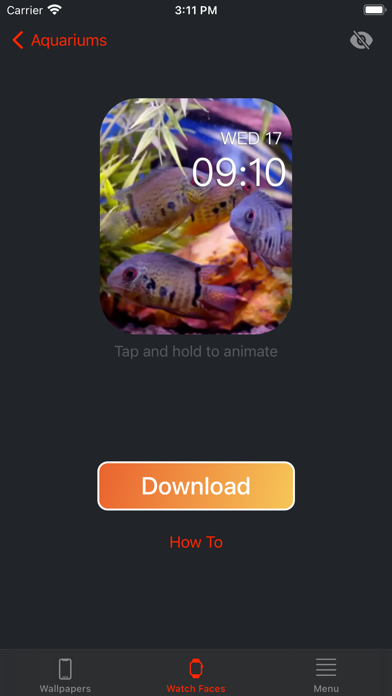 Live Watch Faces 3D Wallpapers Screenshot