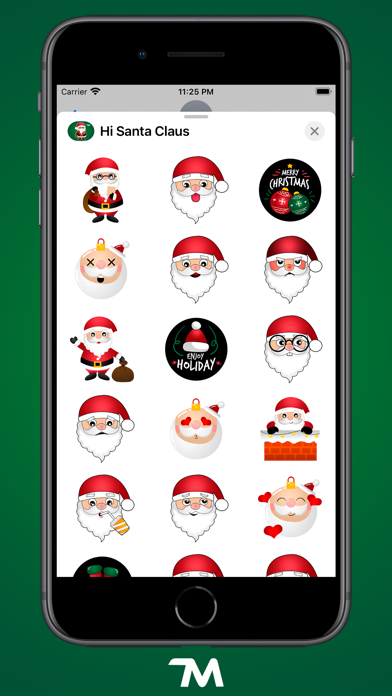Screenshot #2 pour Salut le Père Noël Stickers