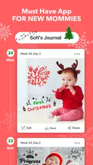 baby photo editor: pic journal iphone screenshot 1