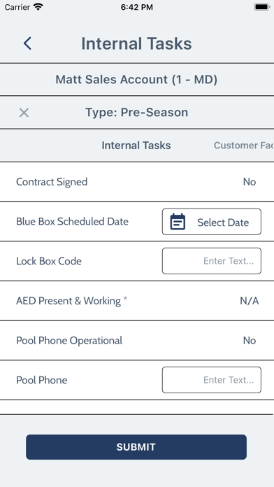 CA Field Survey App Screenshot