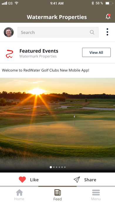 RedWater Golf Clubs Screenshot